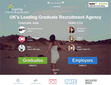 Tablet Screenshot of inspiringinterns.com